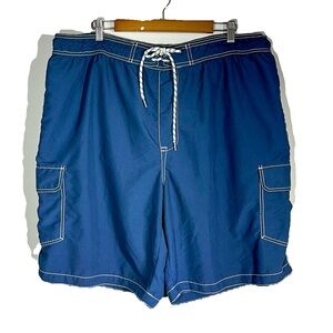The Foundry Supply Co. Men’s Navy Blue Swim Trunks Shorts Size 2X